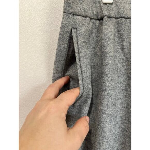 Massimo Dutti Wool Blend Cropped Wide-Leg Pants – Size 6 - Picture 4 of 8